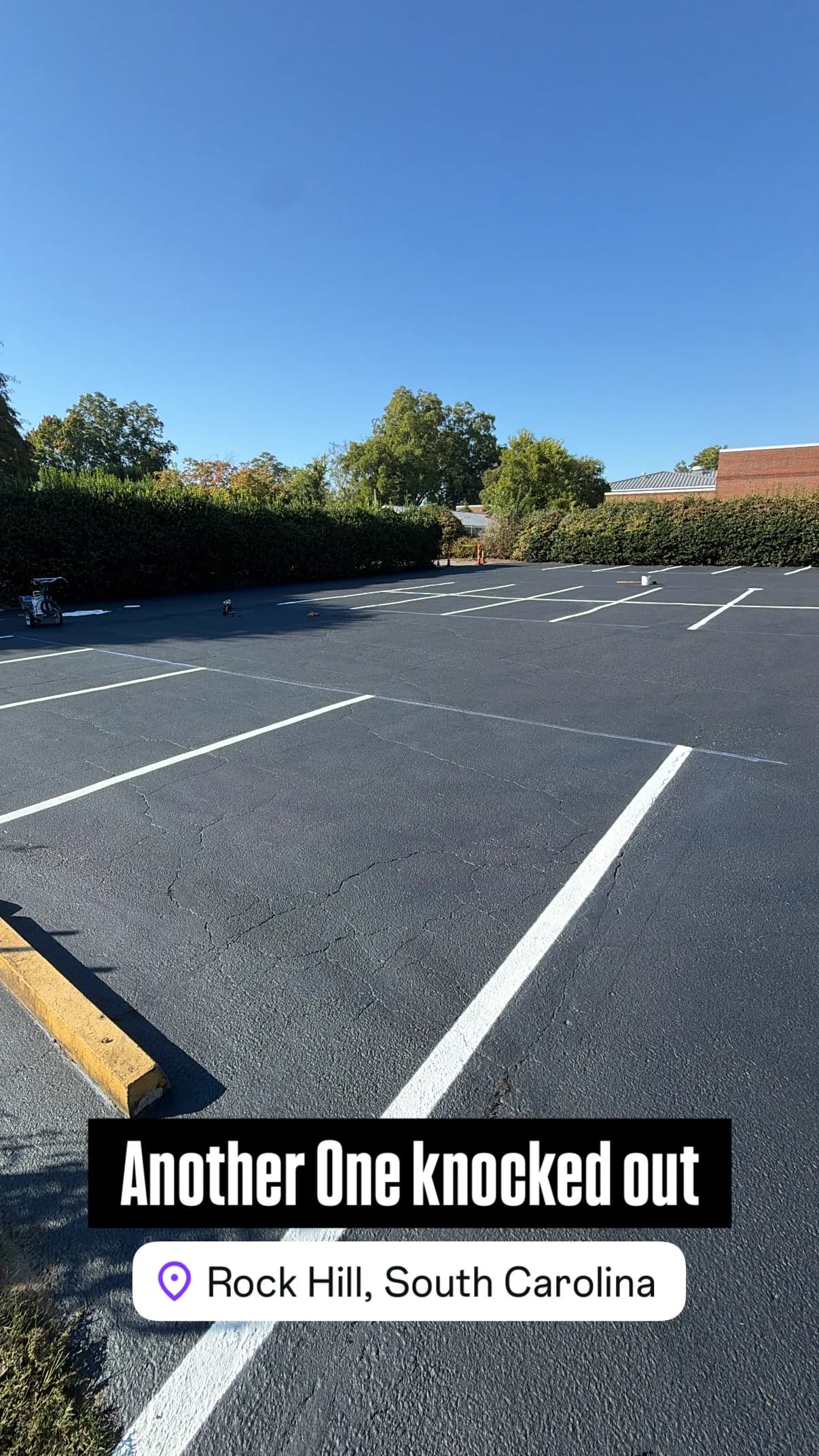 Seal Coating and Line Striping Done Right in Rock Hill image