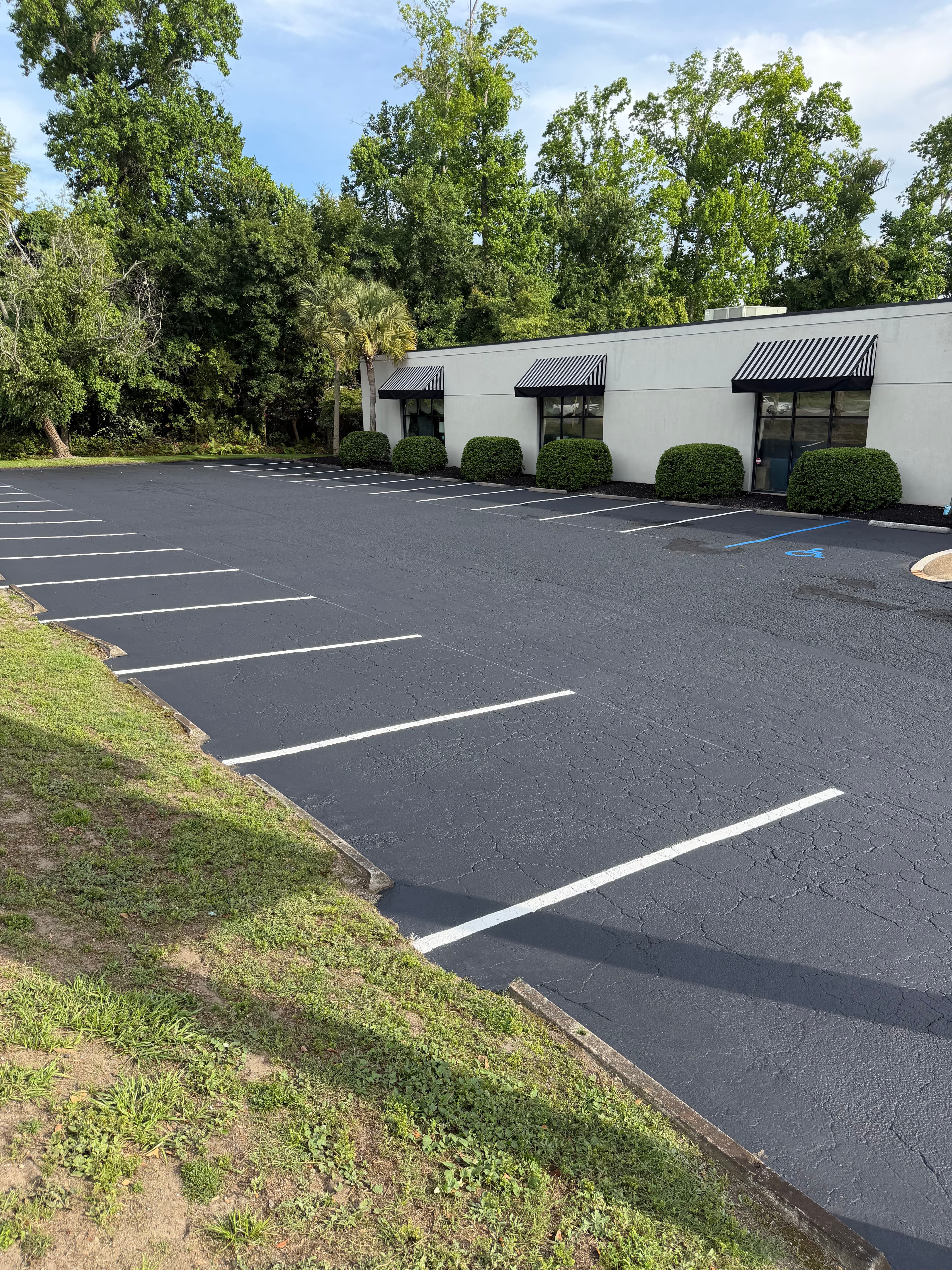 Project Seal Coat and Fresh Striping at Southeastern Galleries image