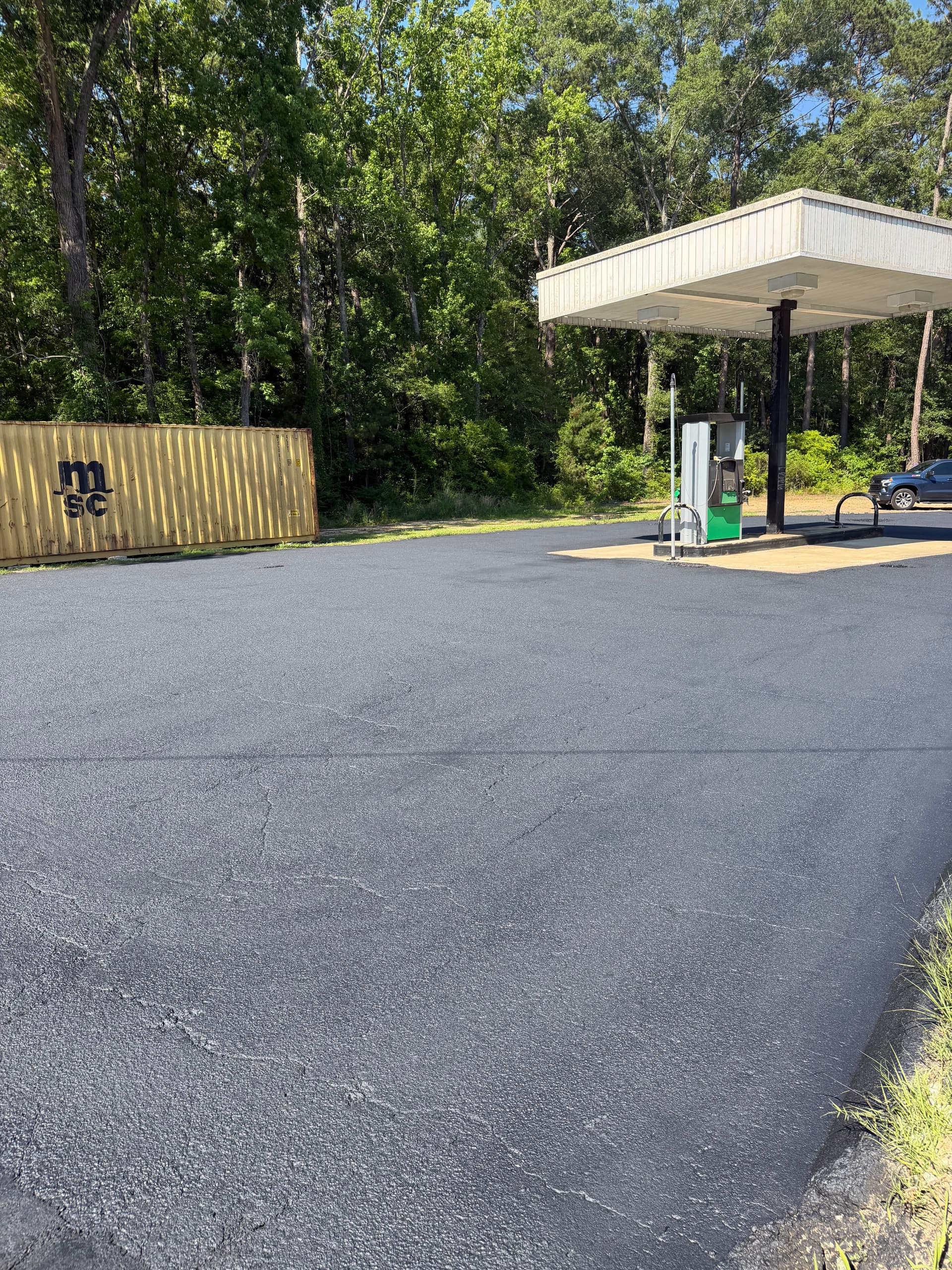 Gallery photos for Gas Station Lot Seal Coating in Florence SC: Image #1