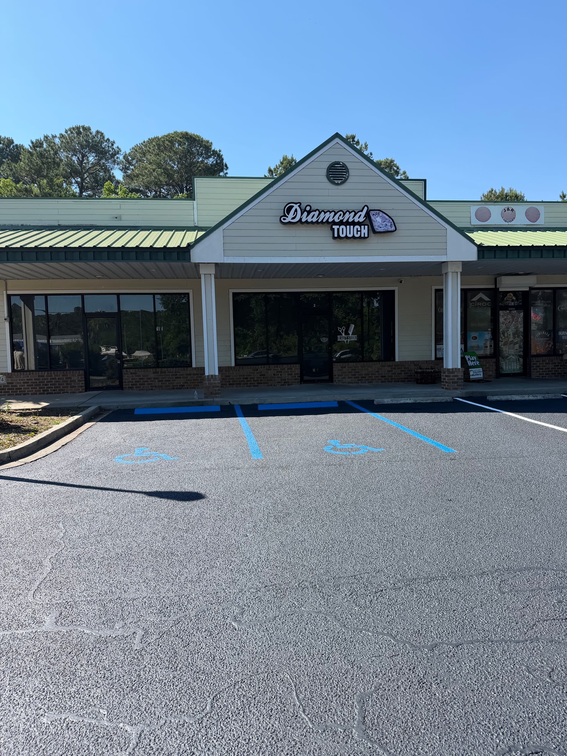 Charleston Parking Lot Sealcoating and Striping Job Done Right