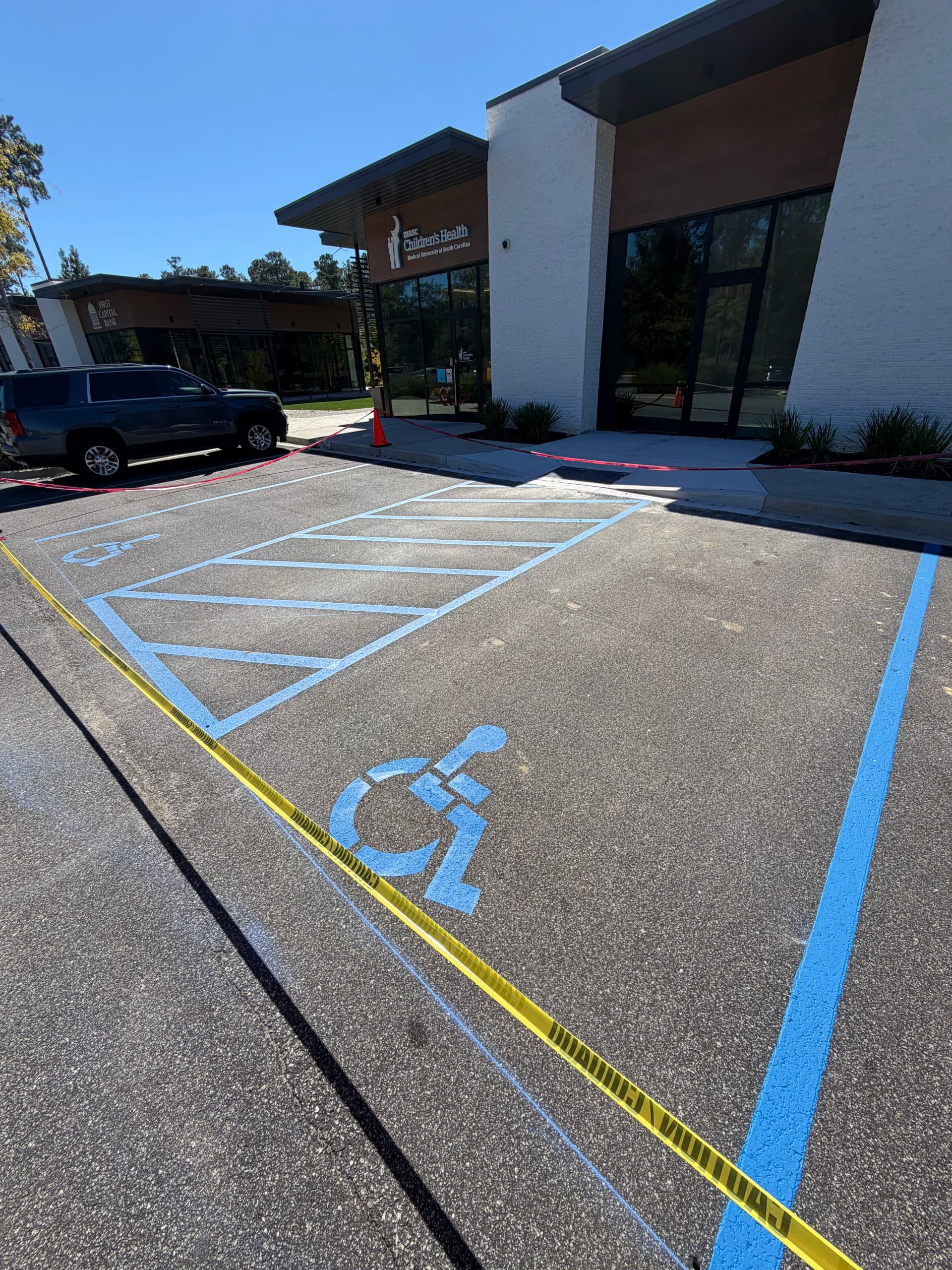 Fresh ADA Parking Striping That Keeps Your Lot Compliant image