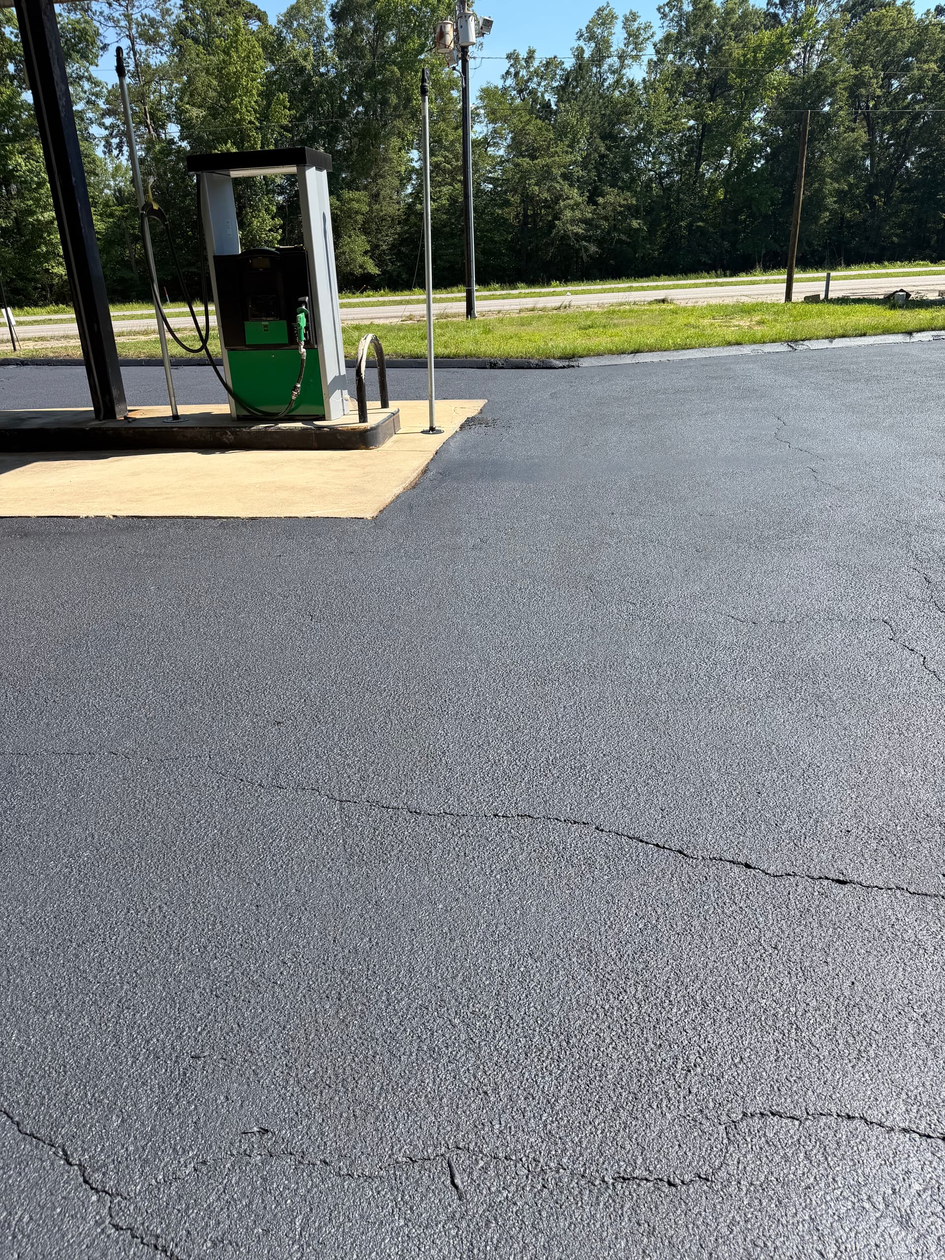 Gas Station Lot Seal Coating in Florence SC image