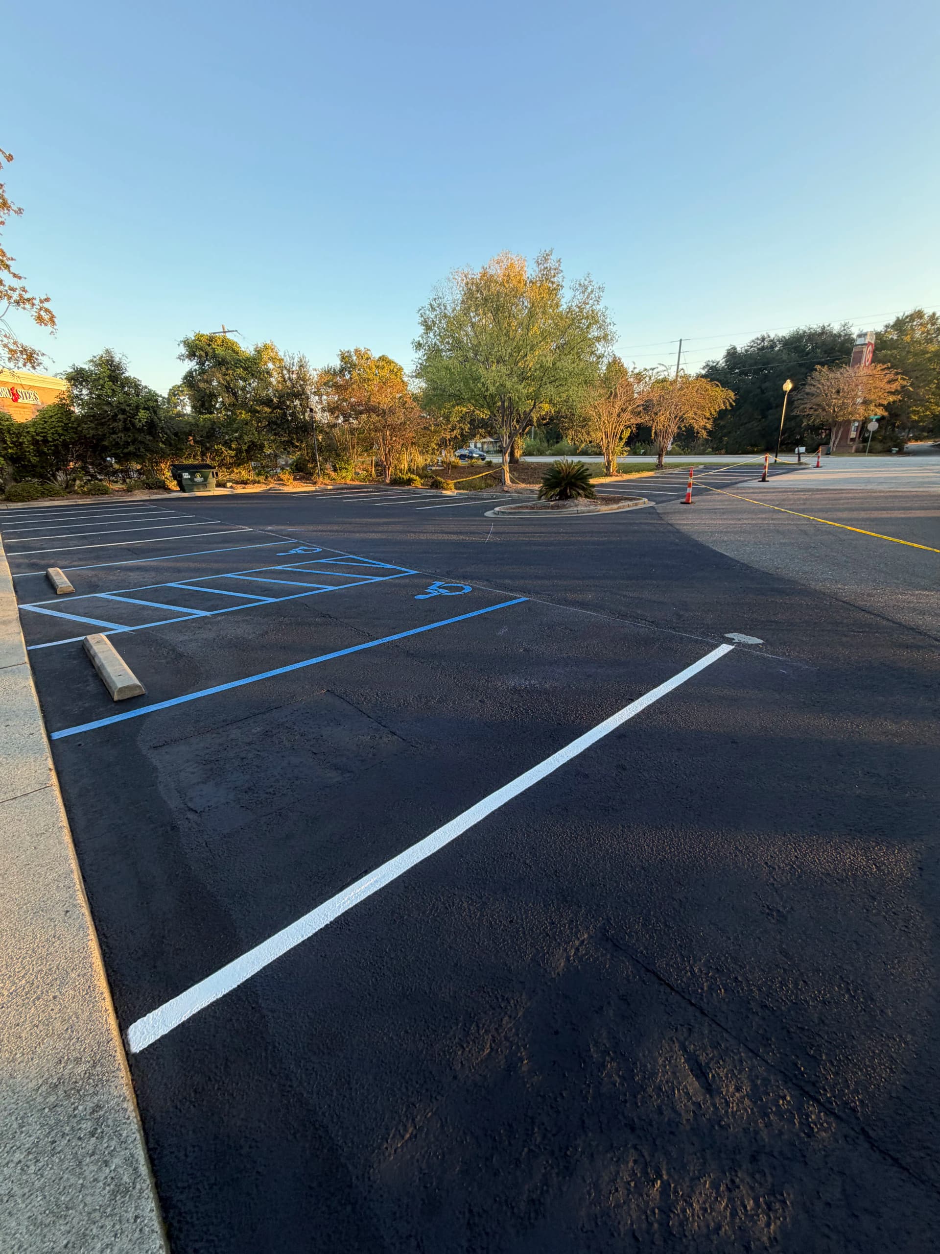 Parking Lot Sealcoating and Striping Done Right in Summerville SC image