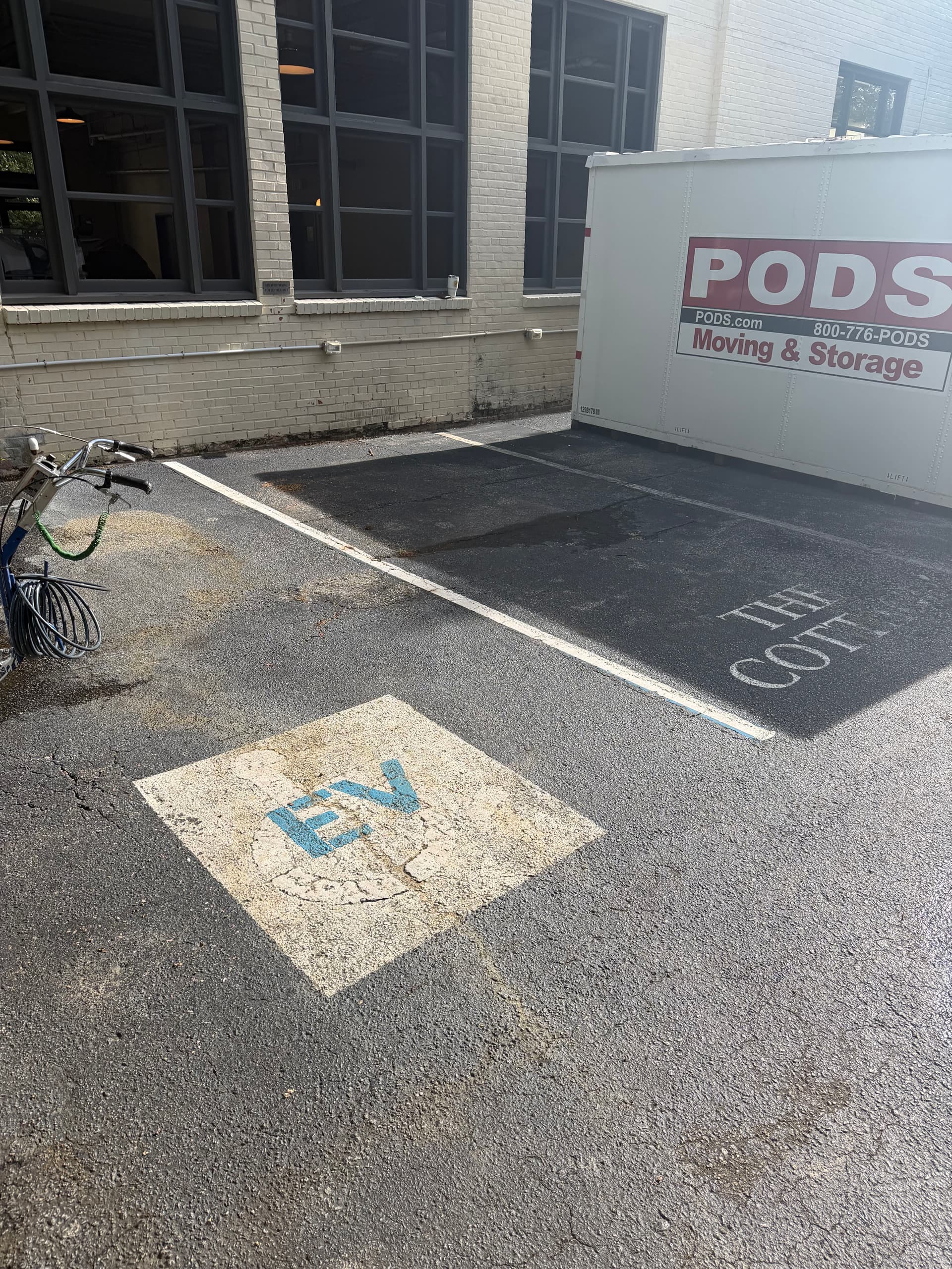 Gallery photos for Fresh Striping and Stenciling for a Downtown Charleston Parking Lot: Image #3