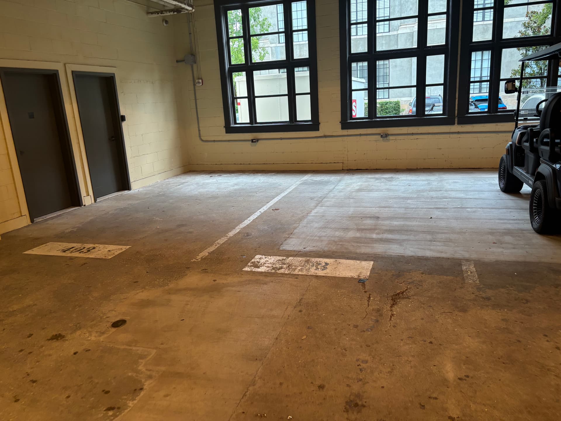 Gallery photos for Fresh Striping and Stenciling for a Downtown Charleston Parking Lot: Image #5