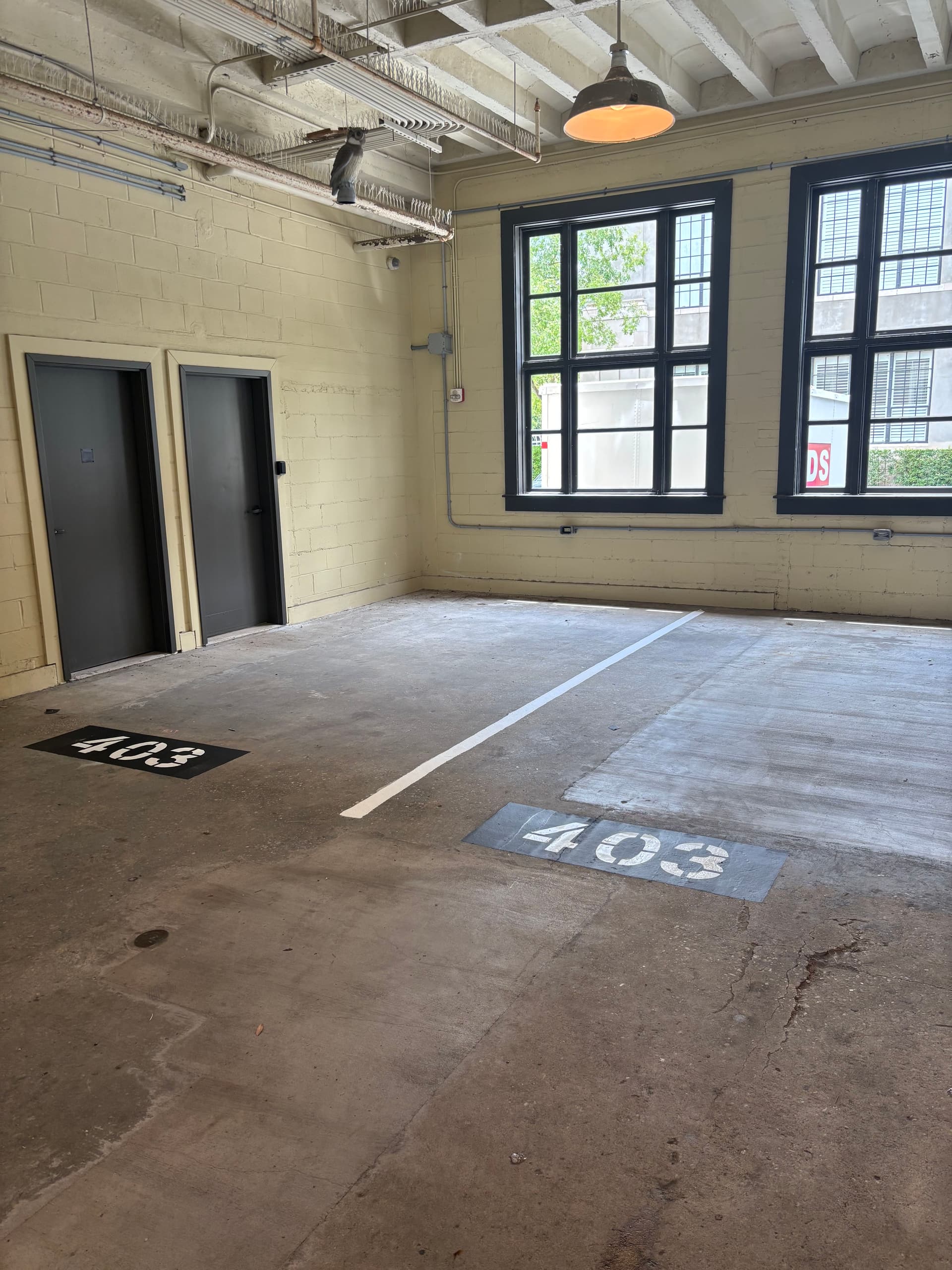 Gallery photos for Fresh Striping and Stenciling for a Downtown Charleston Parking Lot: Image #4